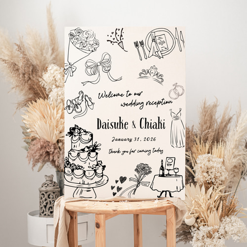 最短3日以内に発送可】イタリアで流行中 手書き風フォントとイラストが