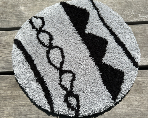 新作】【送料無料！】タフティング ラグチェア 椅子 インテリア 家具