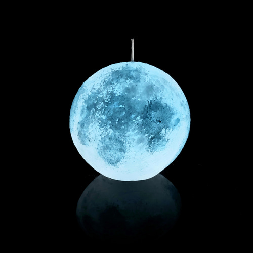 月と暦 碧 -tuki to koyomi ao- アロマキャンドル ブルームーン