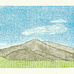 小さな額絵・筑波山/911 2枚目の画像