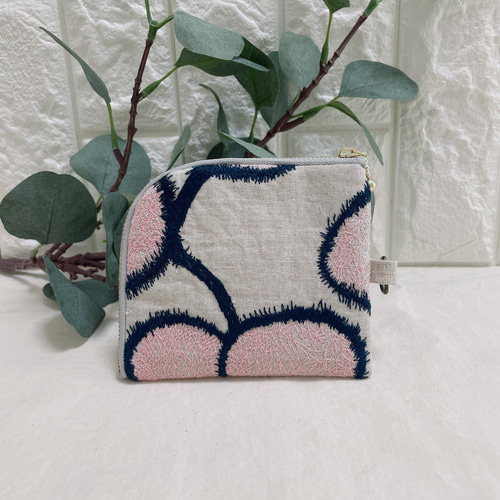 ミナペルホネン ハンドメイド skip L字ポーチ ポーチ みろん 通販  