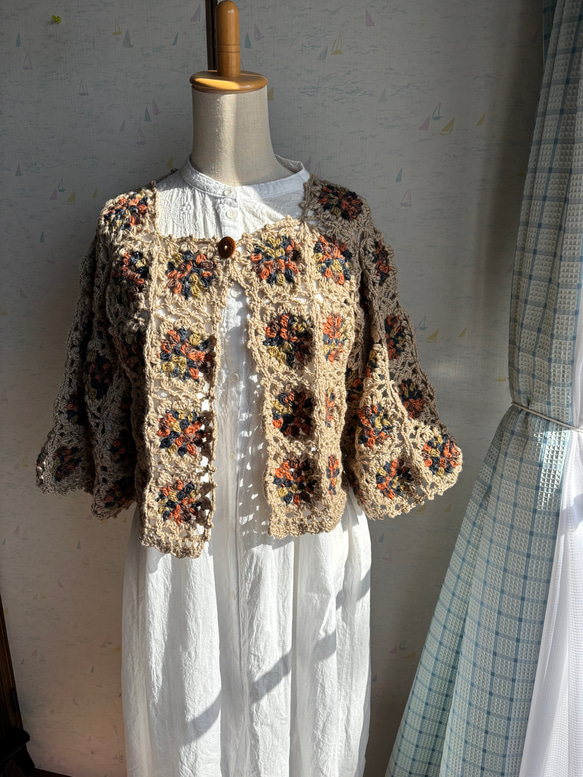 お花モチーフのボレロ ボレロ mint 通販 18226349｜Creema(クリーマ)