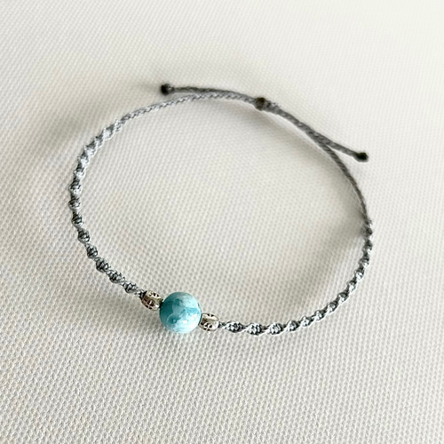 高品質/数量限定 】＊ 静電気軽減 ＊ 8mmラリマー とsilver925 カレン