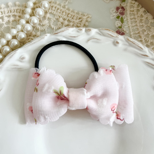 花柄親子リボン　ヘアゴム　大小ペア　うさみみ　ネイビー　ホワイト　キッズ 楽天市場】レビュープレゼント実施中！ 【Cipi. インド刺繍 うさみみ