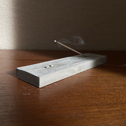 お香立て【セメント/コンクリート】 ディフューザー・アロマポット Ike