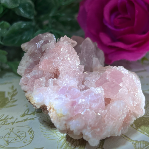 トラウマの昇華໒꒱ ピンクアメジスト クラスター ラフストーン 原石