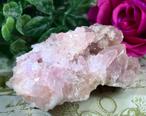 ★2017年に発見された新種アメジスト★極上ピンクアメジストクラスター ☆2017年に発見された新種アメジスト☆極上ピンクアメジストクラスター