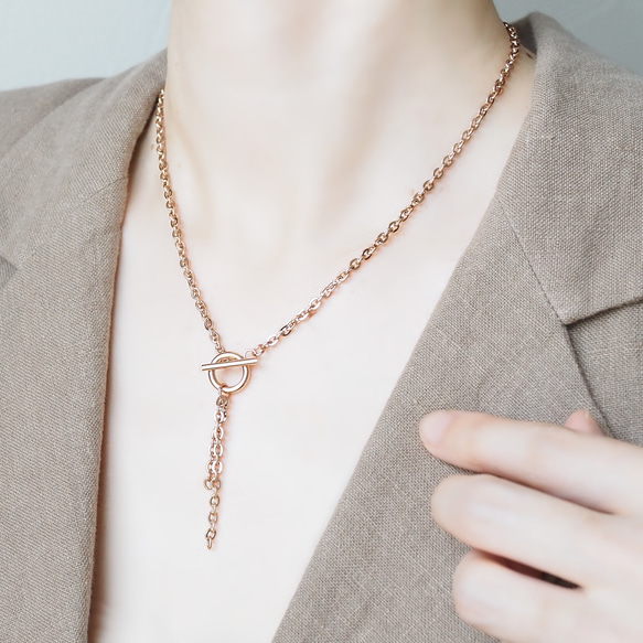 k18 チェーンタッセル　ネックレストップ k18 チェーンタッセルネックレストップ