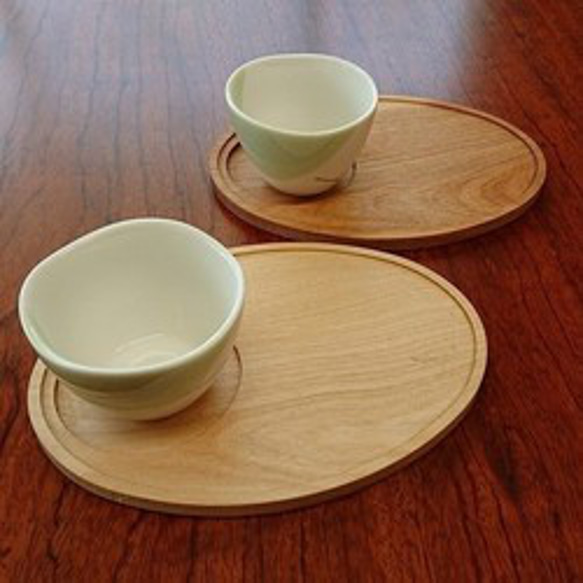 新品 木製トレー 10枚セット 木 トレイ お盆 お食事トレイ