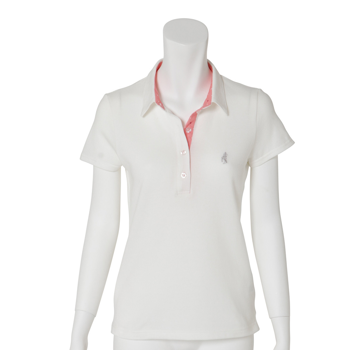 15. さくら 桜柄 ポロシャツ レディース 半袖 日本製