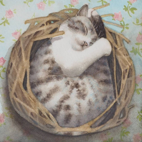 巣立ちのあとに 絵画 モリカナコ(mori kanako) 通販 18226837