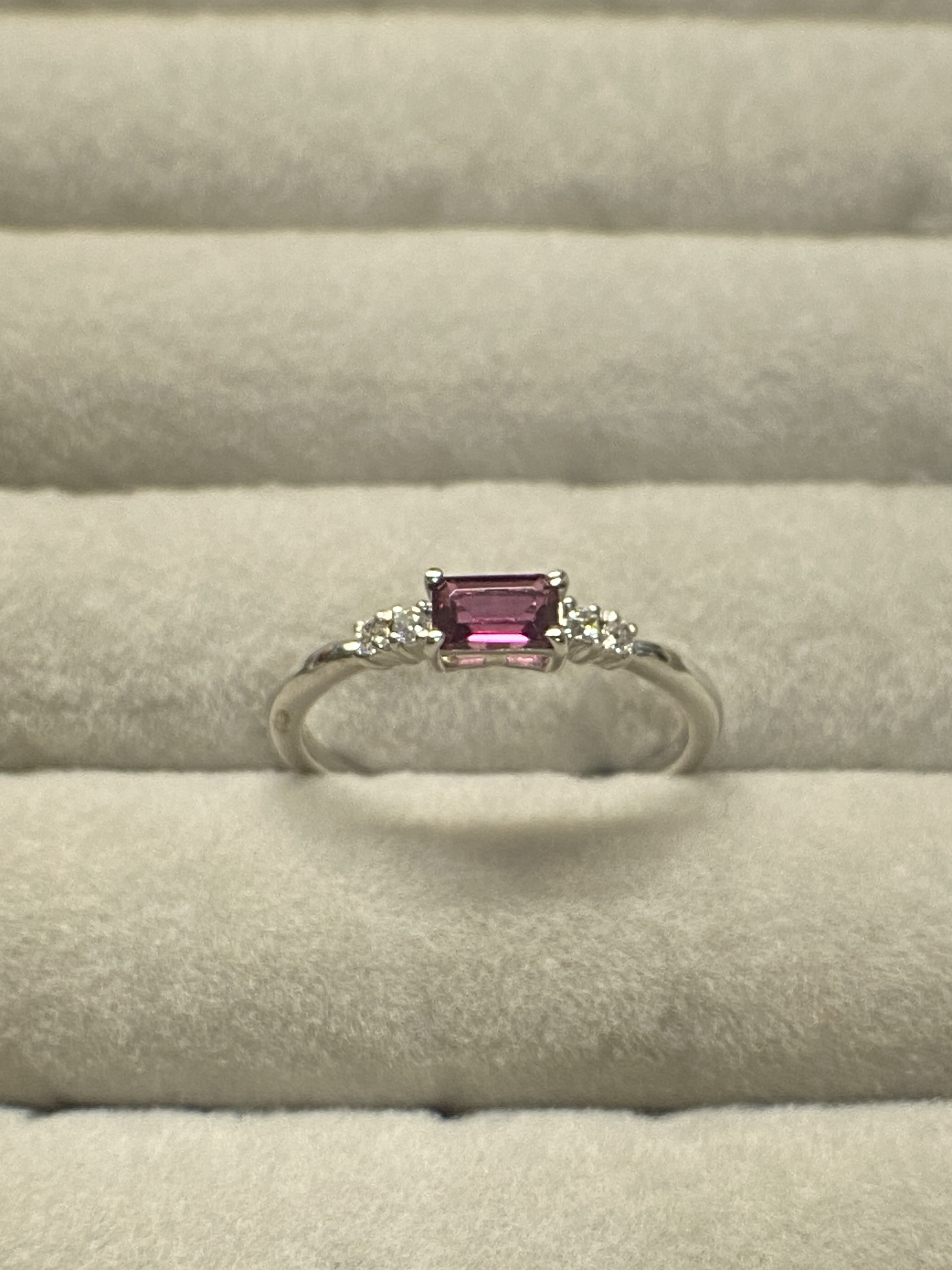 ピンクトルマリン シルバーリング0.33ｃｔ Pink Tourmaline