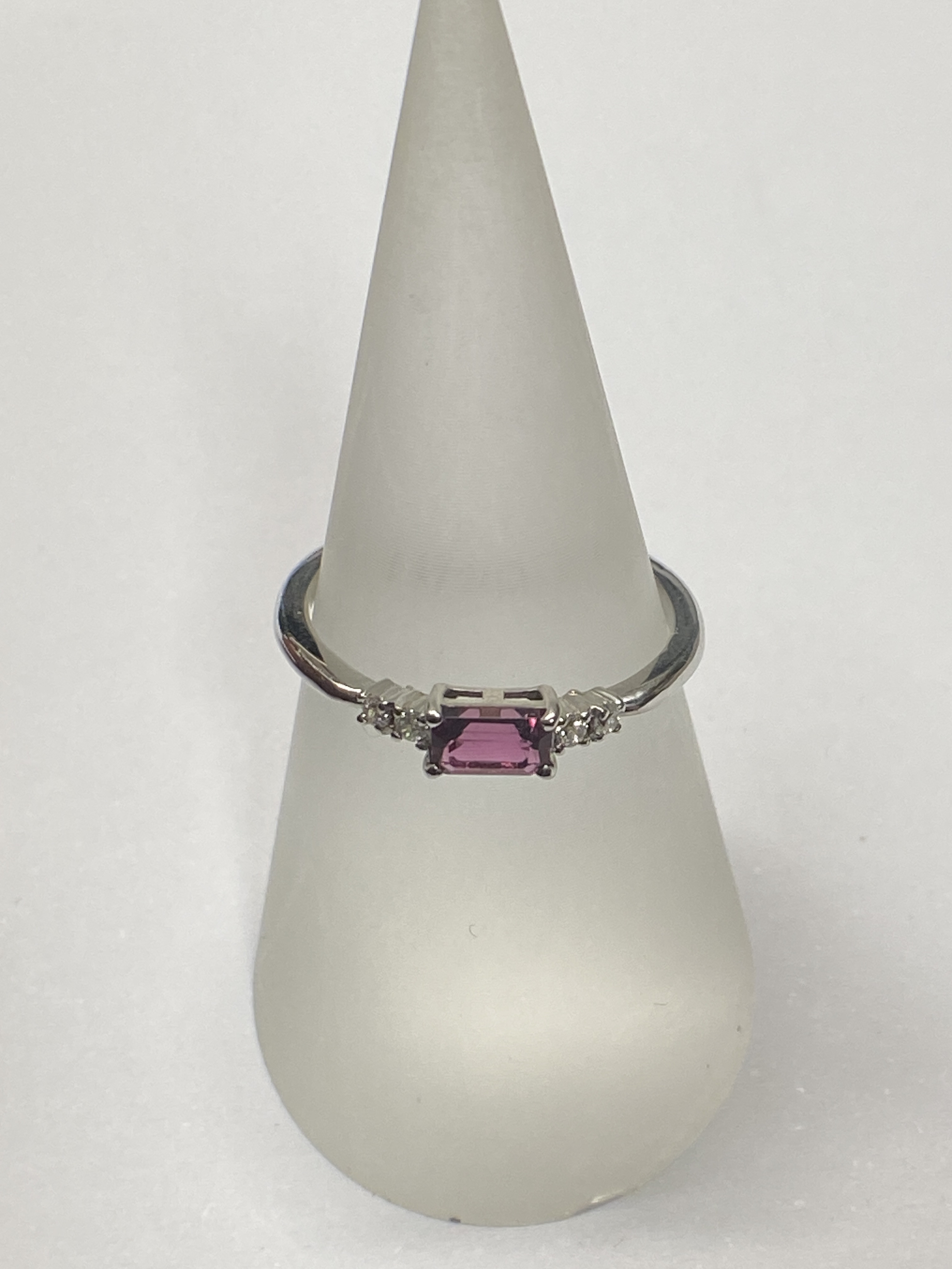 ピンクトルマリン シルバーリング0.33ｃｔ Pink Tourmaline