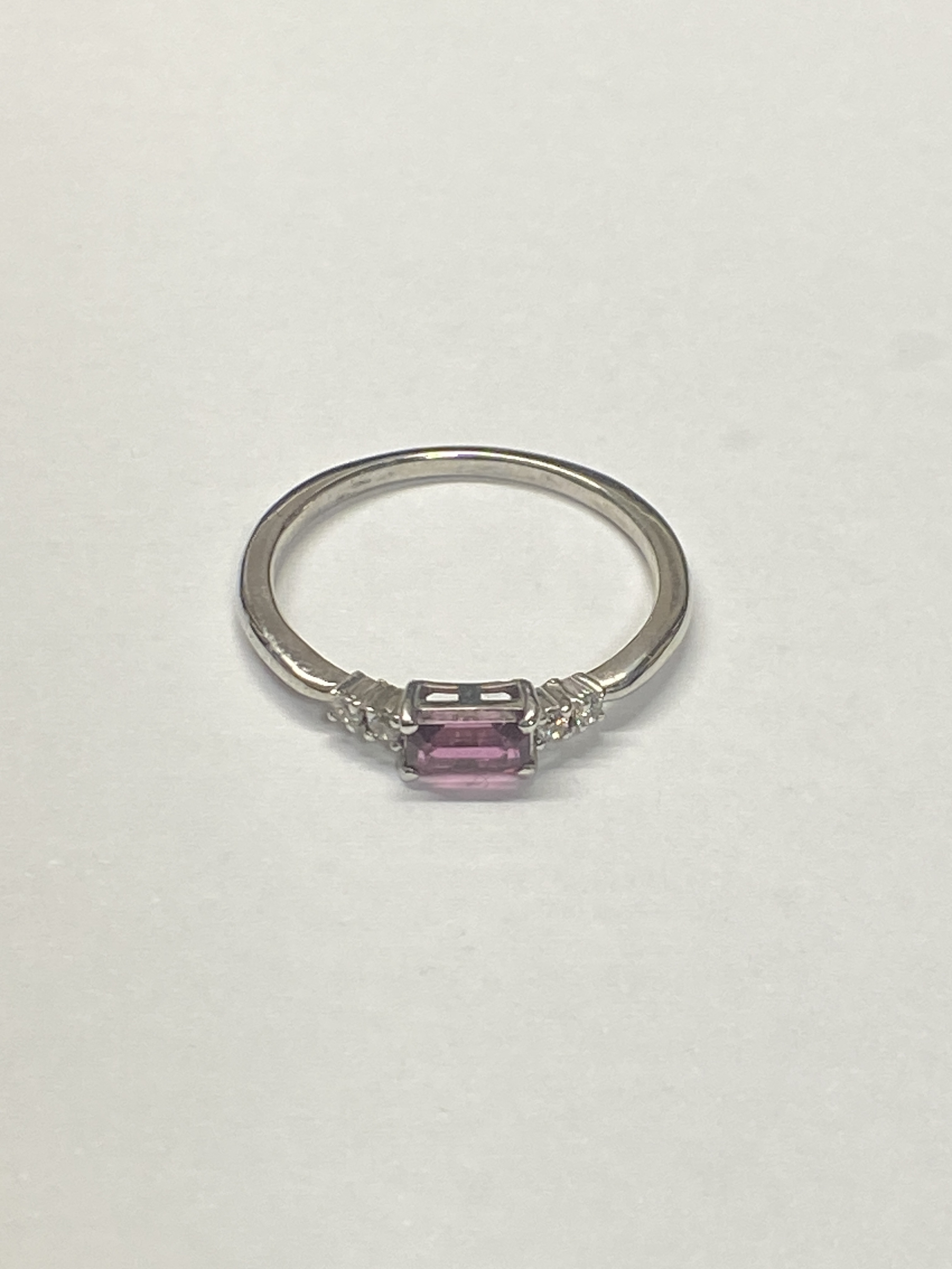 ピンクトルマリン シルバーリング0.33ｃｔ Pink Tourmaline