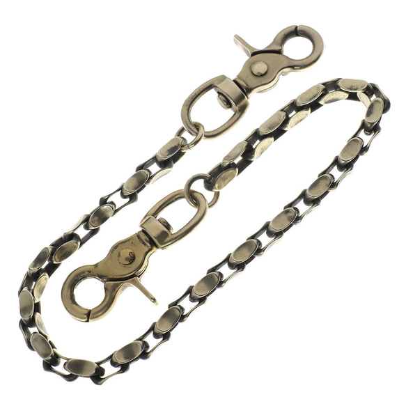 真鍮 ブラス ウォレットチェーン オリジナル 燻し加工 BRASS Amazon | 真鍮 ブラス ウォレットチェーン 高級 オリジナル 燻し
