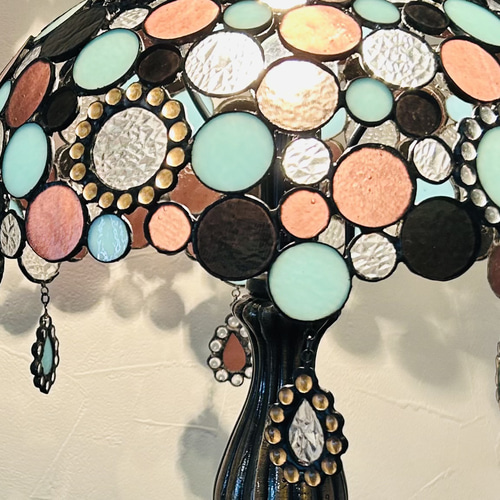 ステンドグラスのランプ『アラジン2』 スタンドライト・テーブル