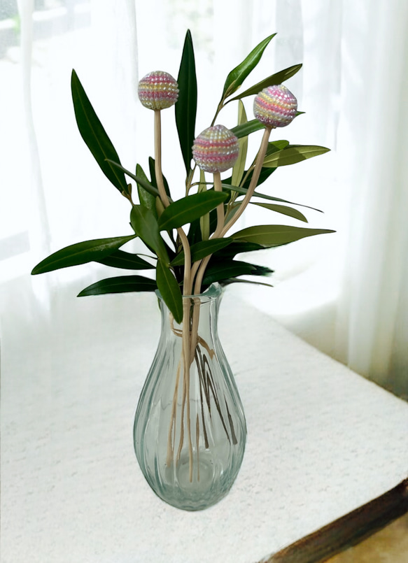 ミックスキャンディフラワースティック【Maloon No.2-3-ミックス】 6枚目の画像