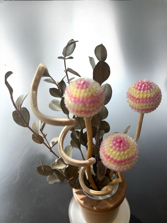 ミックスキャンディフラワースティック【Maloon No.2-3-ミックス】 3枚目の画像