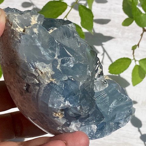 最終割引特価【天使の石】セレスタイト 原石 鉱石 鉱物 天然石　⑦ 癒しのブルー「天使の石」セレスタイト (天青石) 原石 02 天然石