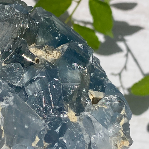 ✨高透明度 セレスタイト 天青石 原石✨ 約2.1kg 大粒結晶 インテリア