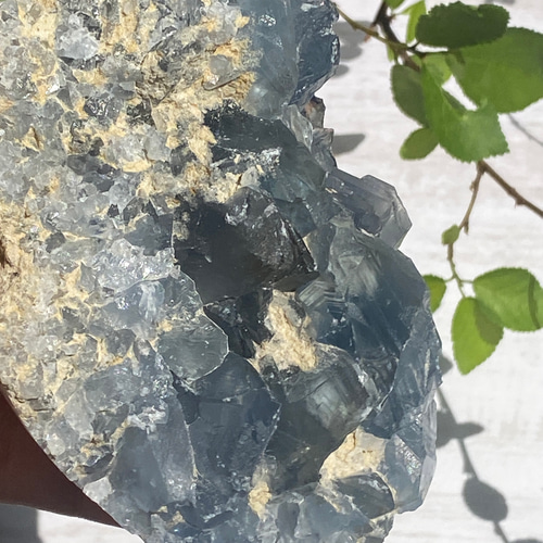 ★特選一石★天使の石♡【200gセレスタイト『天青石』結晶原石さざれ】❤️ ☆特選一石☆天使の石♡【200gセレスタイト『天青石』結晶原石さざれ