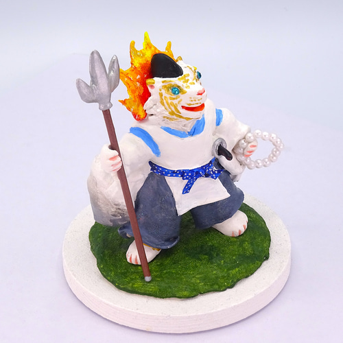 粘土人形 四神 白虎② その他人形 UKfactory 通販 18227424｜Creema