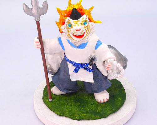 粘土人形 四神 白虎② その他人形 UKfactory 通販 18227424｜Creema