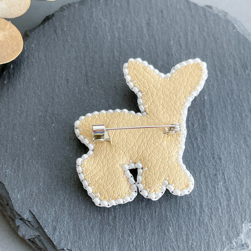 【オオルリ】　ビーズ刺繍ブローチバッグチャーム ea07f9878da676769e554ac1e3fd87