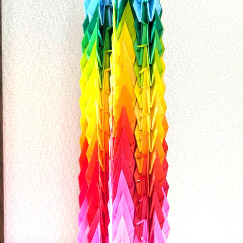 千羽鶴 グラデーション 千代紙 その他雑貨 ☀天照星龍☀（アマテラス