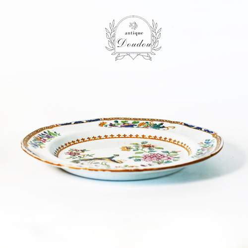 アンティーク 1805-1830年 Spode シノワズリ プレート【s0217 アンティーク 1805-1830年 Spode シノワズリ プレート【s0217
