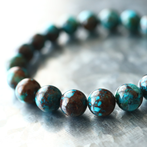 ☆『地球』を思わせるとても美しく神秘的な石☆…☆クリソコラ：9.5ミリ  