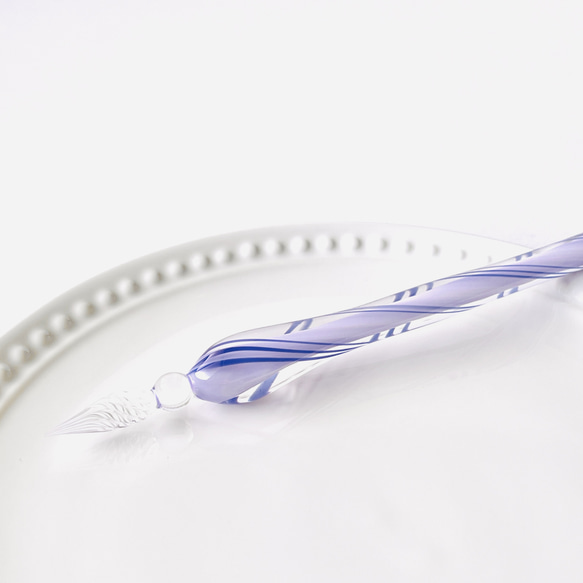 グレープキャンディーのガラスペン(細字) 1枚目の画像