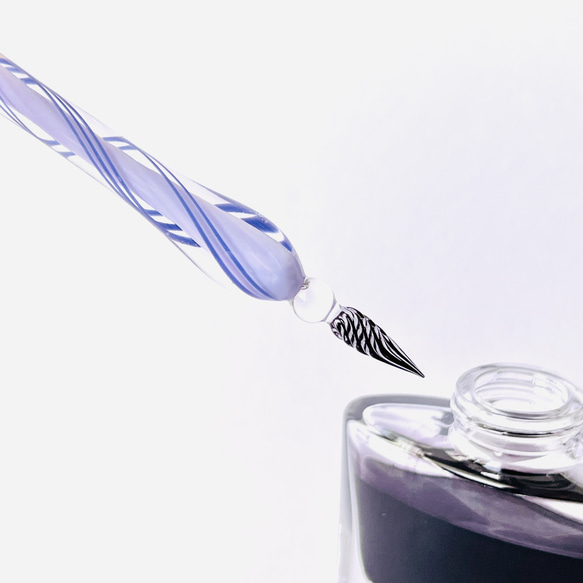 グレープキャンディーのガラスペン(細字) 3枚目の画像