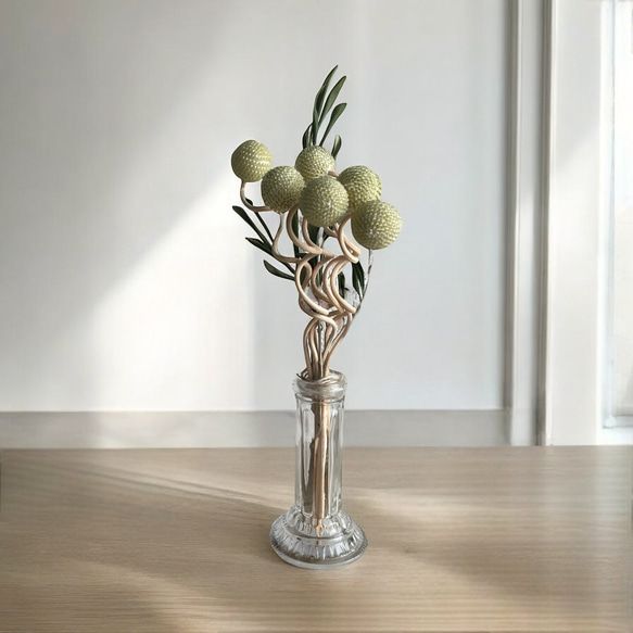 グラスビーズのマスカットスティック【Maloon No.5-1-大粒】 4枚目の画像