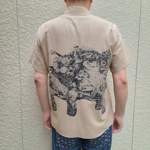 善工房×Ubatamaコラボシャツ（カメ戦車）