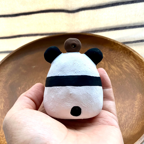 LOVE❤︎動物張り子シリーズ•パンダ その他置物 シッポ堂 通販