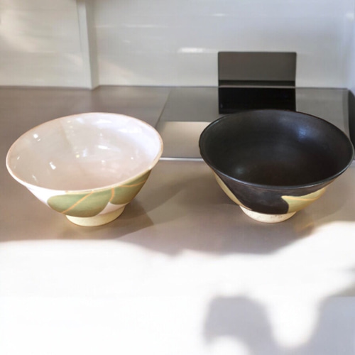 新感覚上野焼茶碗007（大小セット）