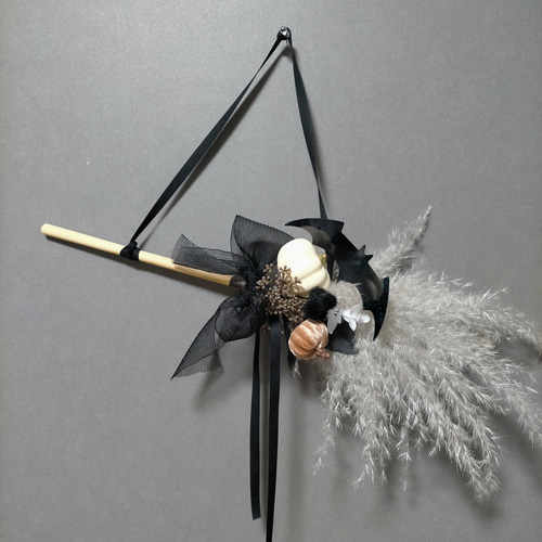 オーダー注文＊オリジナルカラーのふわふわパンパスグラスほうき