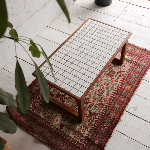 TILE LOW TABLE タイルテーブル/タイルローテーブル/テーブル/机