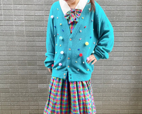 古着 ヴィンテージ vintage カーディガン デザインカーディガン