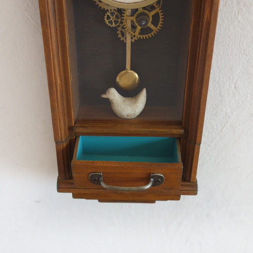 送料無料】OLD FASHIONED #034 レトロな時計 Sサイズ アクリル