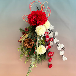 お正月早割り＊新作しめ縄飾り＊外して飾れるスワッグタイプ＊ドライ