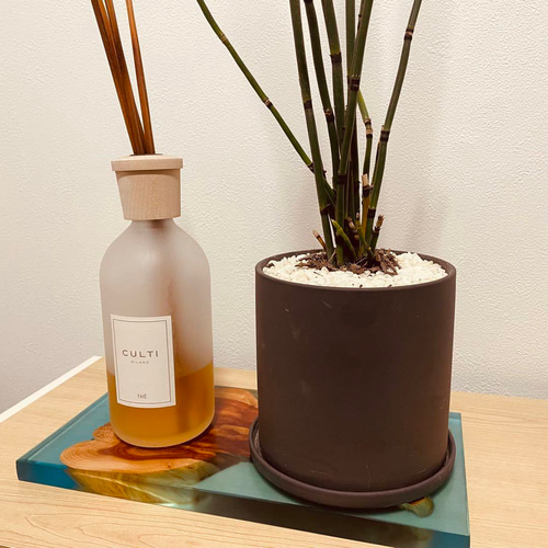 レジンウッド　ウッドレジン　トレイ　アクセサリートレイ　観葉植物　敷台 レジンウッド ウッドレジン トレイ アクセサリートレイ 観葉植物