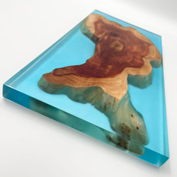 ウッドレジン インテリアトレイ ジュエリートレイ トレー 小物