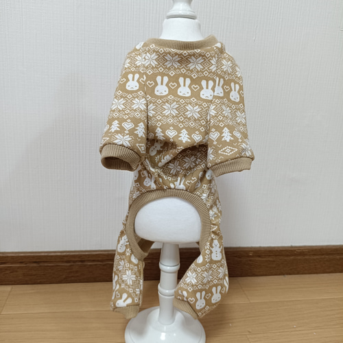 ハンドメイド犬服 XXS〜XLサイズ 前開き後開きロンパース オーダー頁