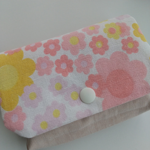 ポケットティッシュケース☆ミニポーチ☆ヴィンテージファブリック