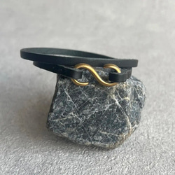 ラリック　Lalique 廃盤　レザー　ブレスレット ラリックLalique 廃盤レザーブレスレット