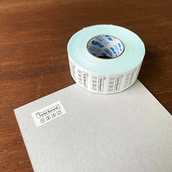 手帳のラベラーシール トイレ 黒 テープ ラベルシール ロールシール マステ マスキングテープ スケジュール帳 2枚目の画像