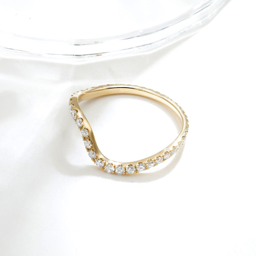 ロープ状フルエタニティリング J-R240528（4週間発送） 指輪・リング  