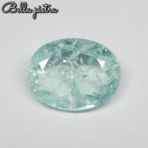 0.870ct☆希少☆天然パライバトルマリン ネオンブルー オーバル ルース